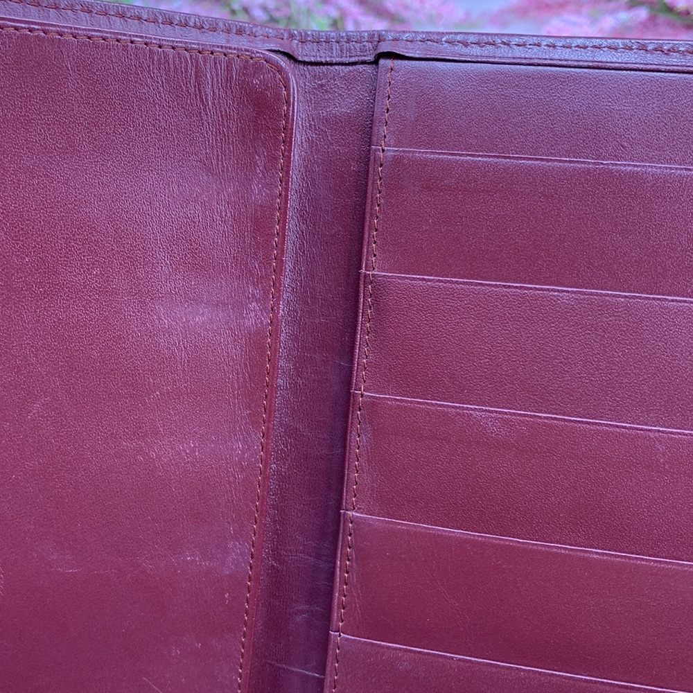 042 Authentic Cartier Checkbook Long Wallet - Picture 13 of 16